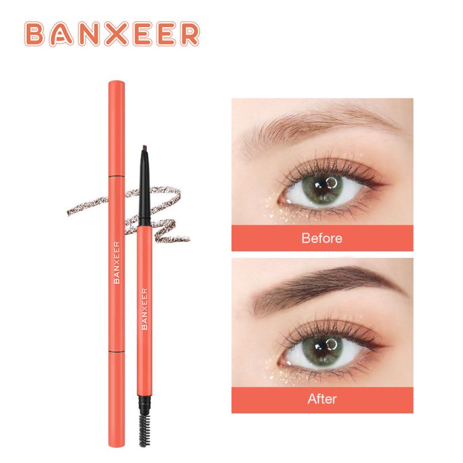 BANXEER Eyebrow Wild-Furry Monster Small Triangle Pensil Alis Tahan lama &amp; Tahan Air BM05 [Emperor]