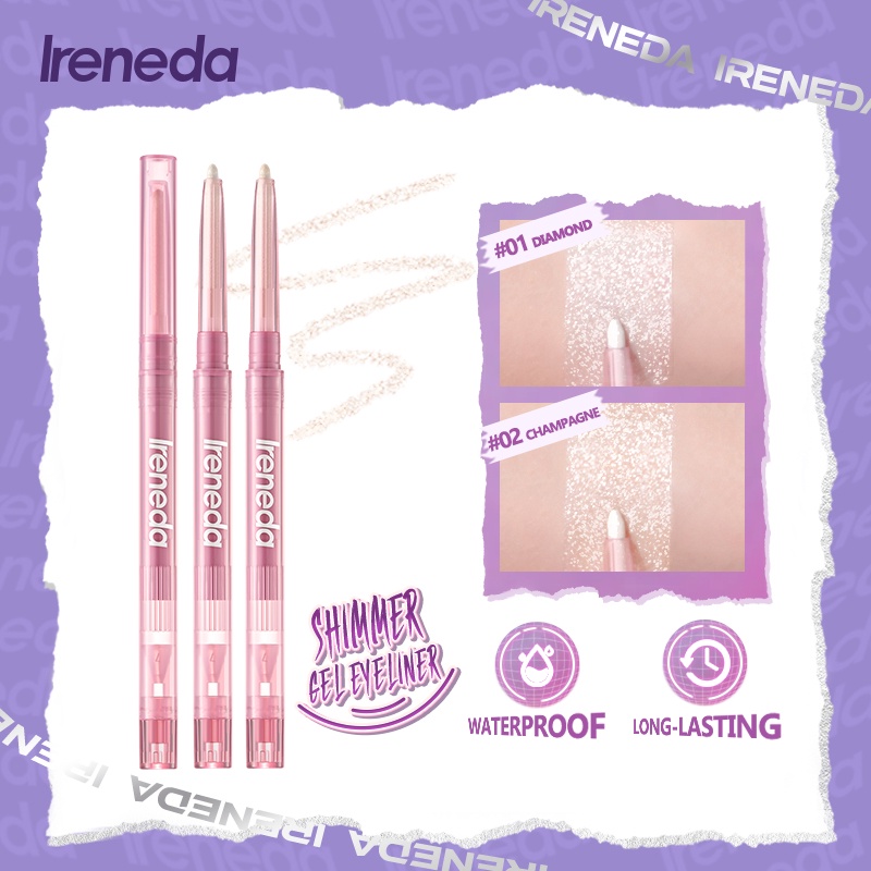 (READY &amp; ORI) IRENEDA Shimmer Soft Creamy Eyeshadow Waterproof - IR04