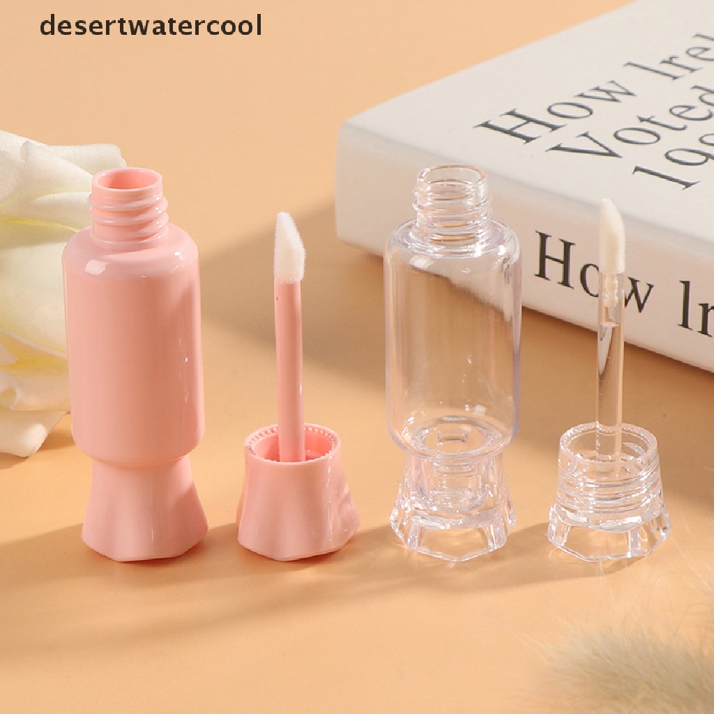 Deid 5Pcs Menggemaskan Bentuk Permen Kosong Lip Gloss Tabung Wadah Bibir Isi Ulang DIY Martijn