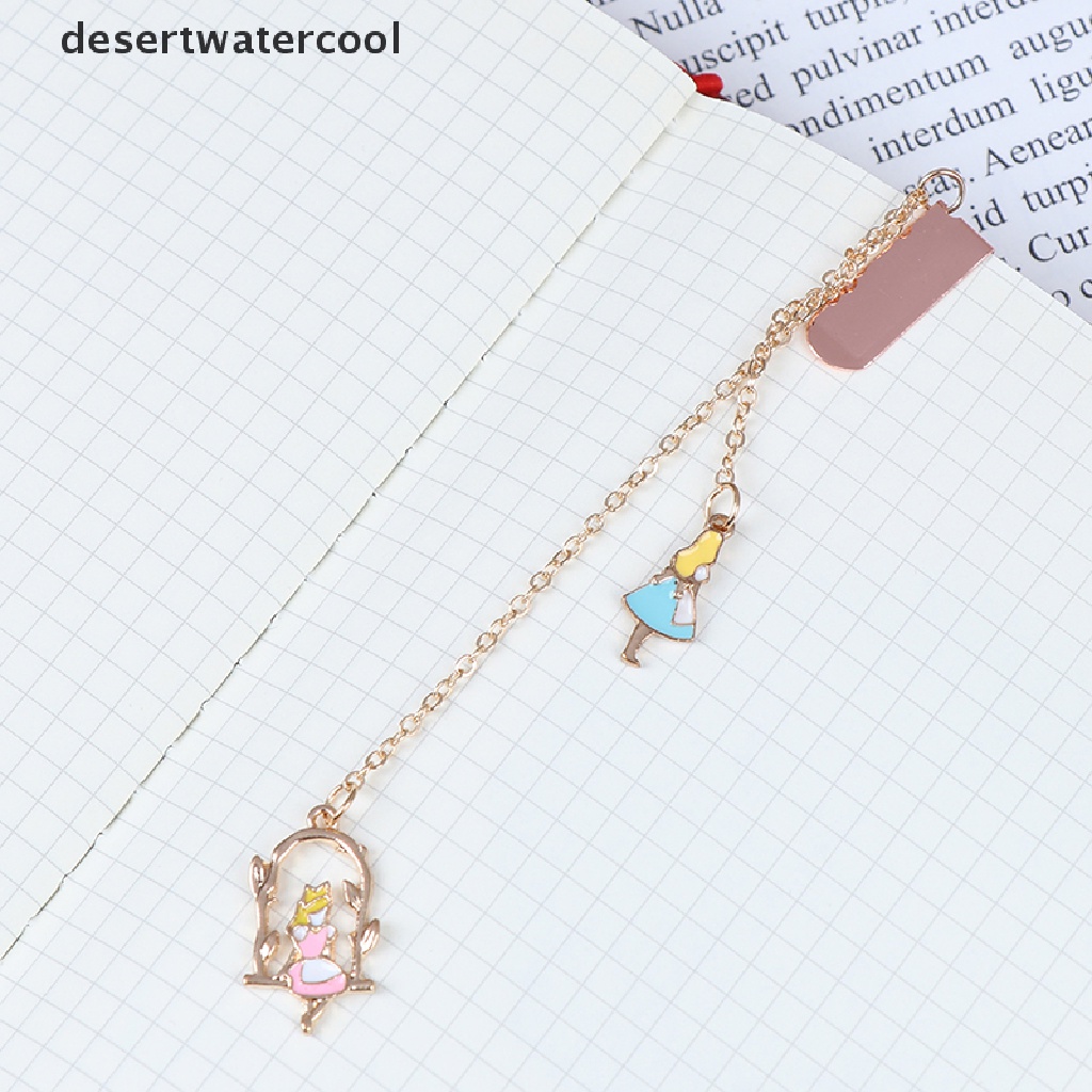 Deid 1PC Rabbit Bookmark Liontin Penanda Buku Metal Bookmark Perlengkapan Kantor Sekolah Martijn