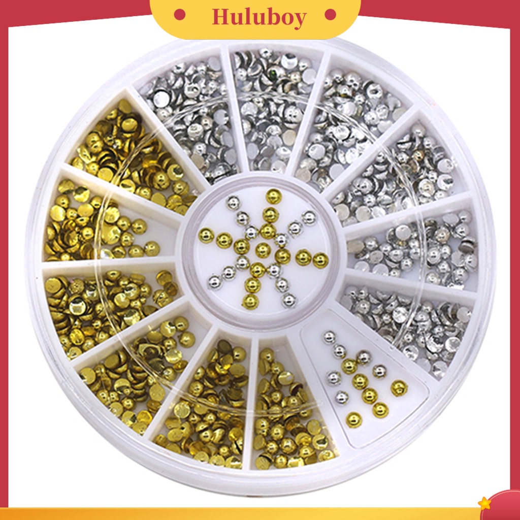 {In Stock} 2mm Roda Dekorasi Nail Art Portable 12roda Akrilik Serbaguna Elegan Permata Dekor Wheel Untuk Case Hp