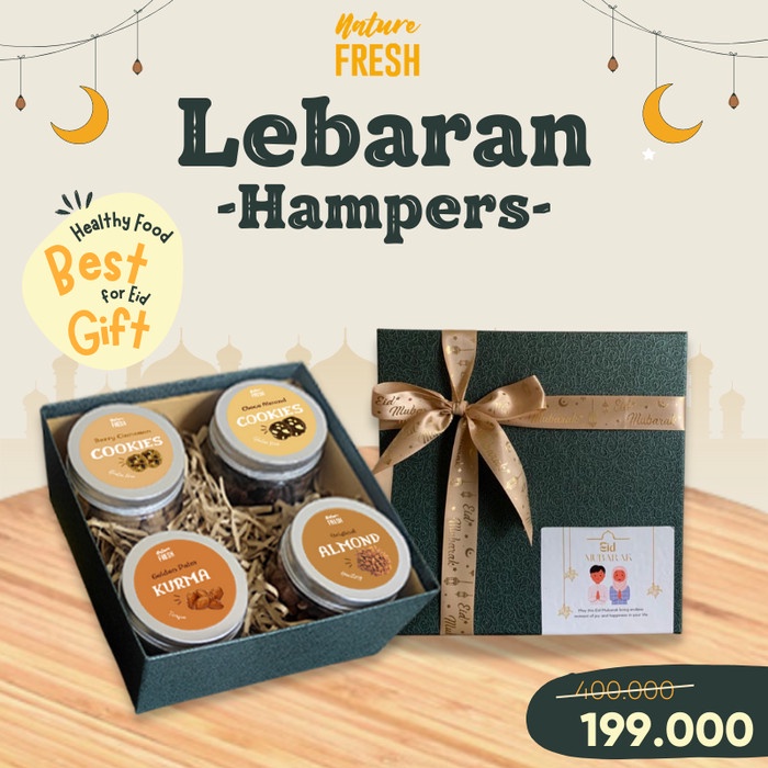 Hampers Lebaran Ramadhan Premium Cookies Vegan Healthy Food