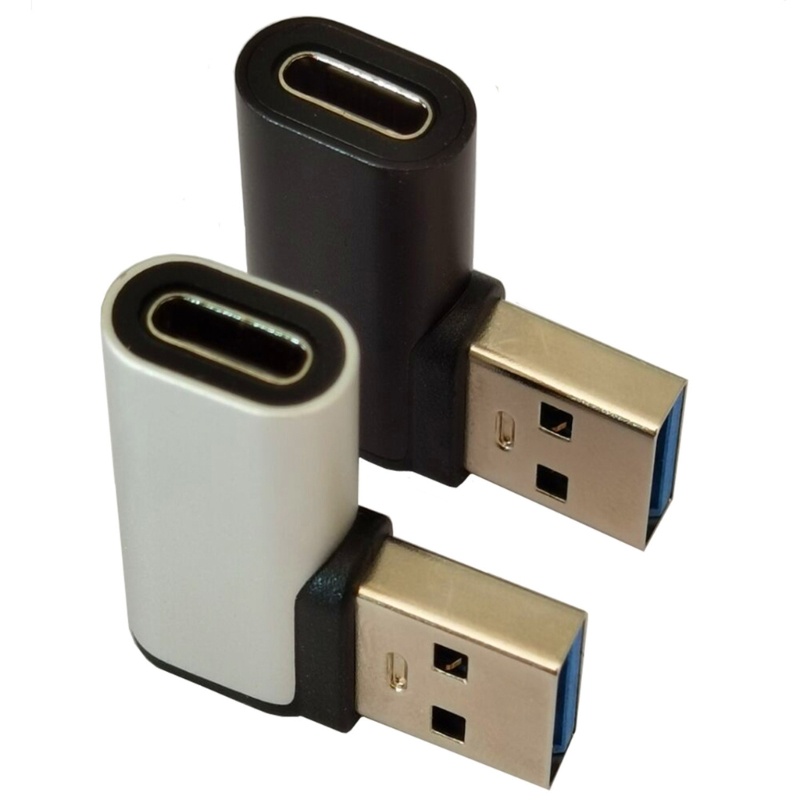 Adaptor zzz Usb3 0 Sudut Kanan 90derajat Male to Type C Female Konektor 10Gbps