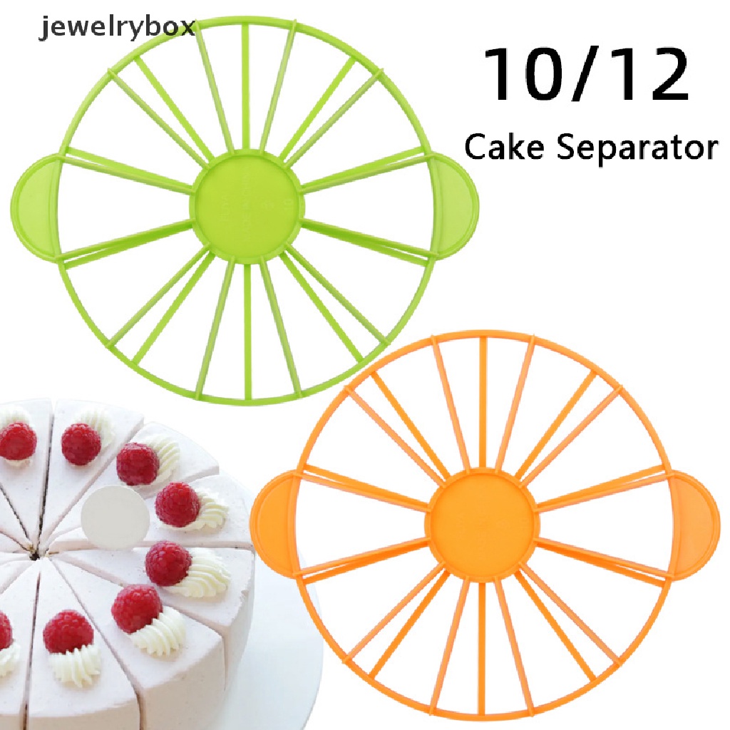 [jewelrybox] 10per12potongan Kue Porsi Yang Sama Pemotong Roti Bulat Cake Mousse Divider Slice Butik