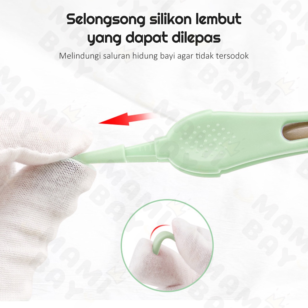 Mamibayi 3pcs Pembersih telinga bayi korek kuping led earpick silicon