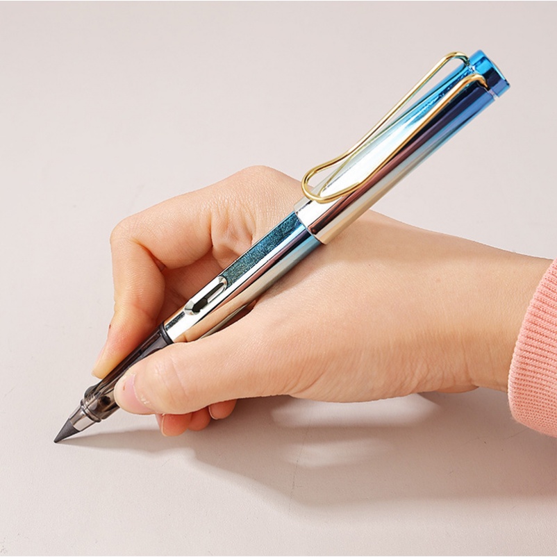 Pensil Kreatif Mempesona No-sharpen Dengan Eraser/Pensil Eternity Portable Clipable Inkless/Alat Tulis Menulis Siswa