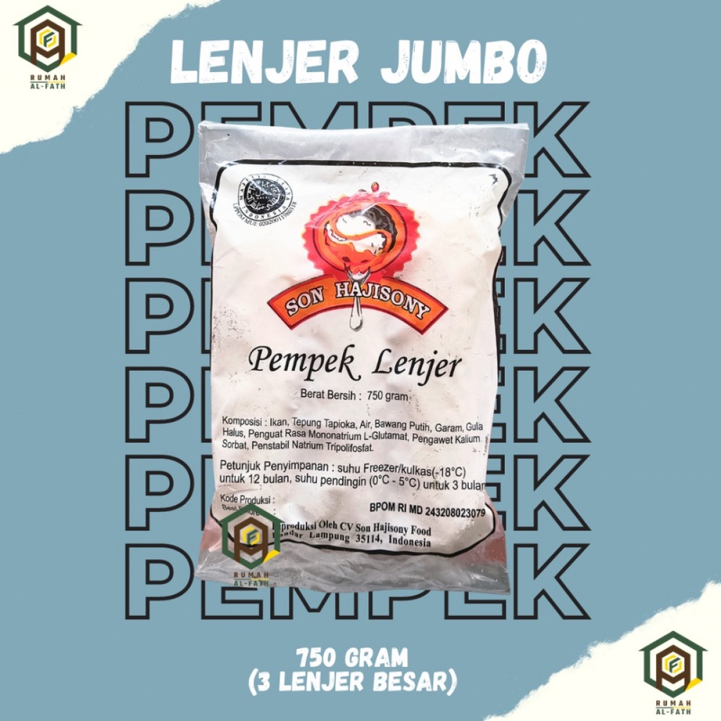 Pempek Palembang Lenjer Jumbo GB by Bakso Son H. Sony Lampung