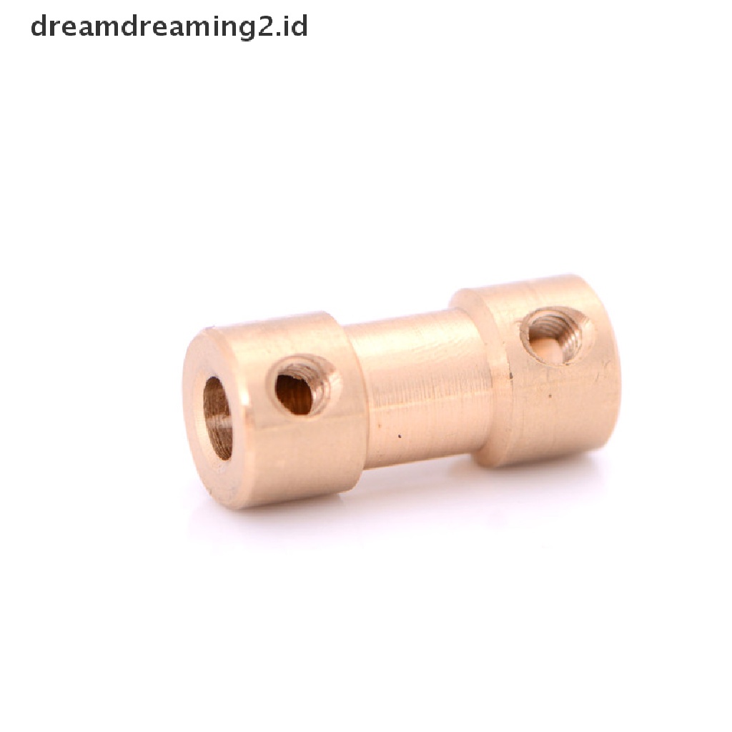 (hot) Baru2 /3/3.17 /4/5mm Motor Shaft Tembaga Coupling Coupler Konektor Lengan Adapter//