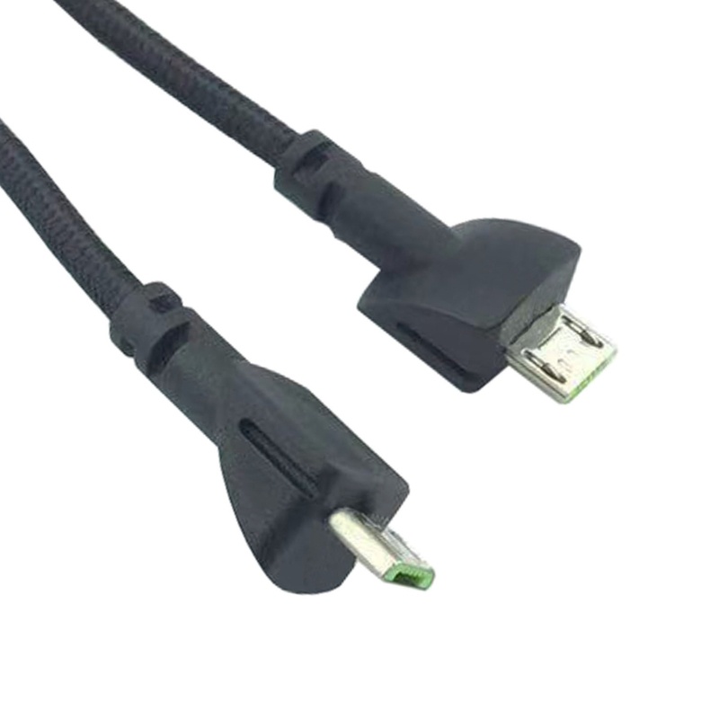 Zzz Nylon Braided Micro USB Charging Cable Untuk Seiren Mini Microphone High Speed Micro USB Wires Microphone Cord Ganti