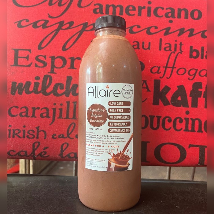 

[Ready-Stock]Cod Minuman Keto Coklat Belgium Belgian SugarFree Lowcarb Aman Diabetes