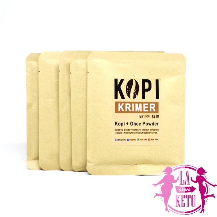 

[Ready-Stock]Cod Kopi Keto - Kopi Krimer ( Kopi + Ghee Powder ) /5PACK @10g