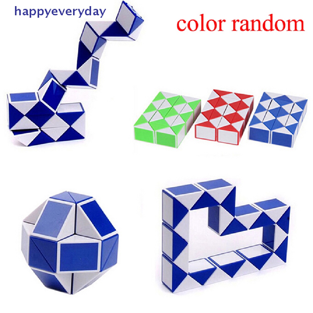 [happy] 1pc Mainan Edukasi hot Puzzle 3d Ular Keren magic Populer game Anak [ID]
