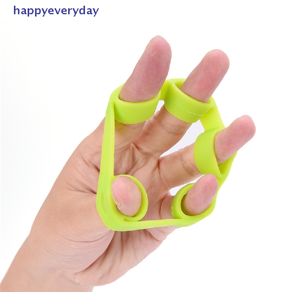 [happy] Tangan Jari Kekuatan Berolahraga Trainer Penguat Grip Resistance Band Tension [ID]