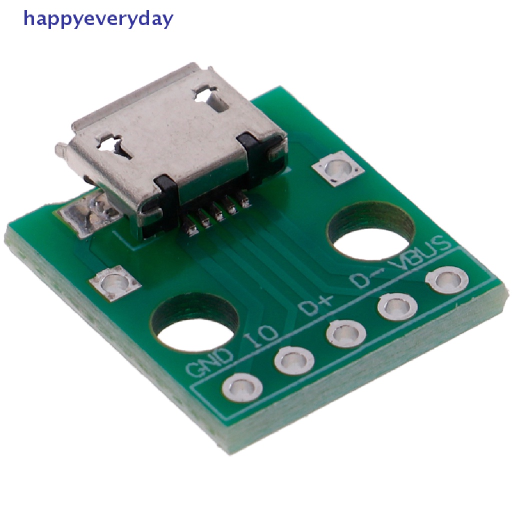 [happy] 10pcs MICRO USB to DIP Adapter 5Pin Female Konektor PCB Converter Board [ID]