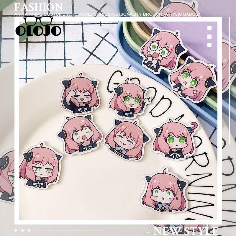 【COD】Anime Spy X Family Anya Jepit Rambut Anya Cosplay Hairclip Sweet Duckbill Clips Hiasan Kepala Wig Aksesoris Cos Props Hiasan Untuk Gadis