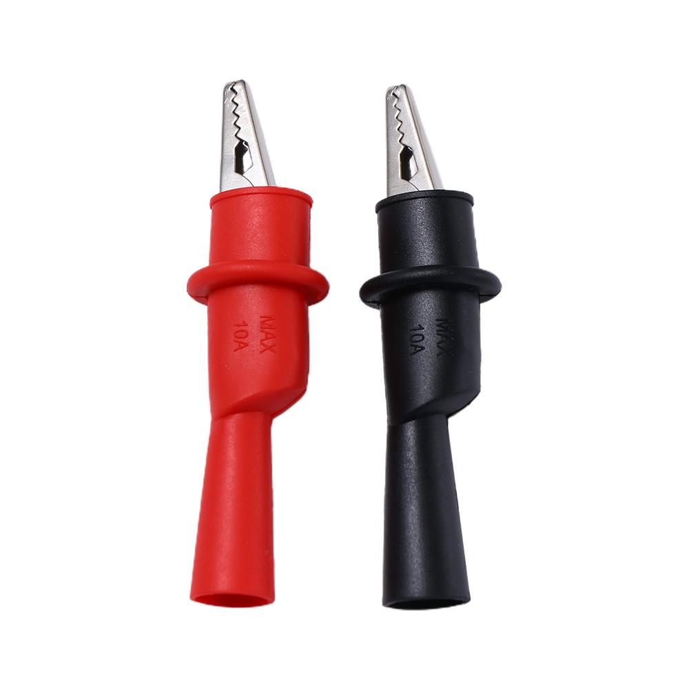 [Elegan] Klip Buaya Tester Probe Tahan Lama Untuk Multimeter Profesional Klip Penjepit Testing Elektrik Untuk Terminal Multimeter