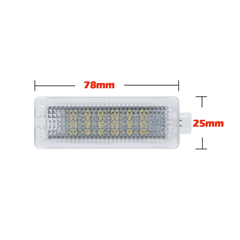 2pcs LED Bawah Pintu Milik Interior Footwell Light Luggage Trunk Glove Box Lamp Untuk BMW E60 E87 E70 E90 E92 E63 E65 E85 M3 E89