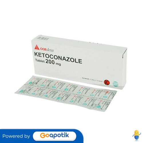 Ketoconazole Ogb Dexa Medica 200 Mg Box 50 Tablet