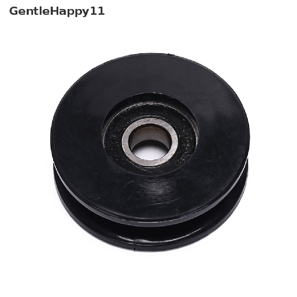 Gentlehappy 1pc 50mm Hitam Bantalan Pulley Roda Kabel Peralatan gym Part Wearproof gym kit  Id