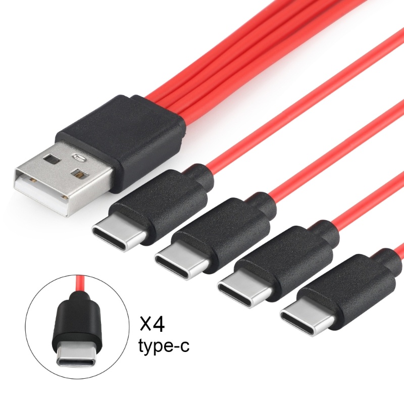 Zzz Kabel USB Charger Cord 4in1 Ubah Adaptor Type-C Untuk Hardisk Telepon Disk5V