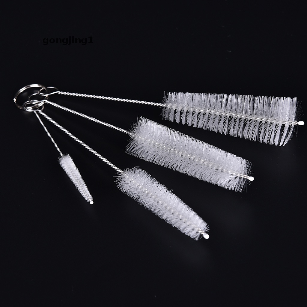 Ggg Panas1x Set Sikat Kecil 4pcs Hookah Shisha Cleaning Brushes Test Tube Brush ID