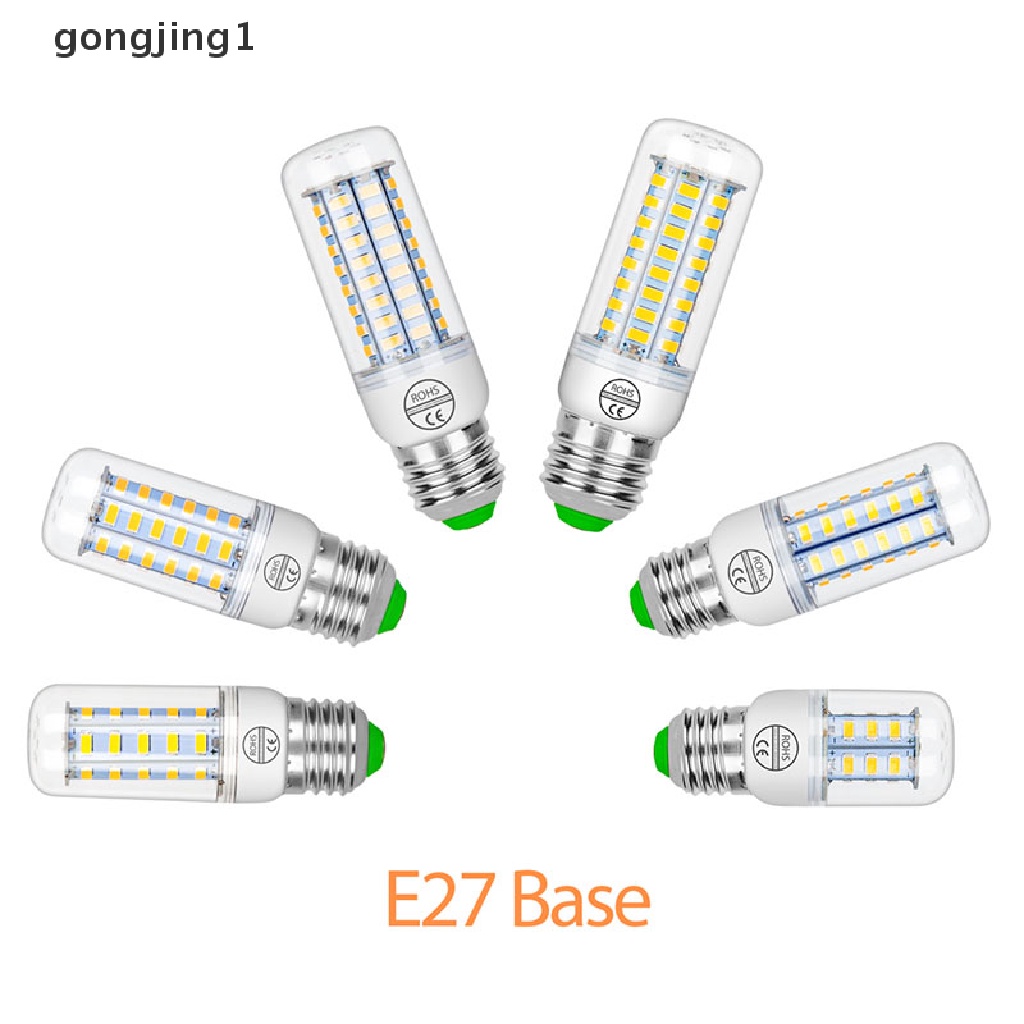 Ggg E27/E14 Lampu Jagung LED 220V Smart IC Lamps Cold White Corn Bulb ID