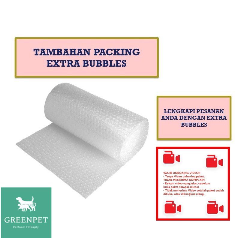 

Tambahan EXTRA BUBBLES