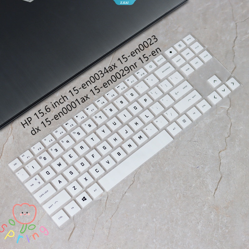 New Cover Keyboard Laptop Case Silikon Tahan Air Untuk HP 15.6 Inch 15-en0034ax 15-en0023dx 15-en0001ax 15-en0029nr 15-en Cover Pelindung Cakupan Penuh [ZK]