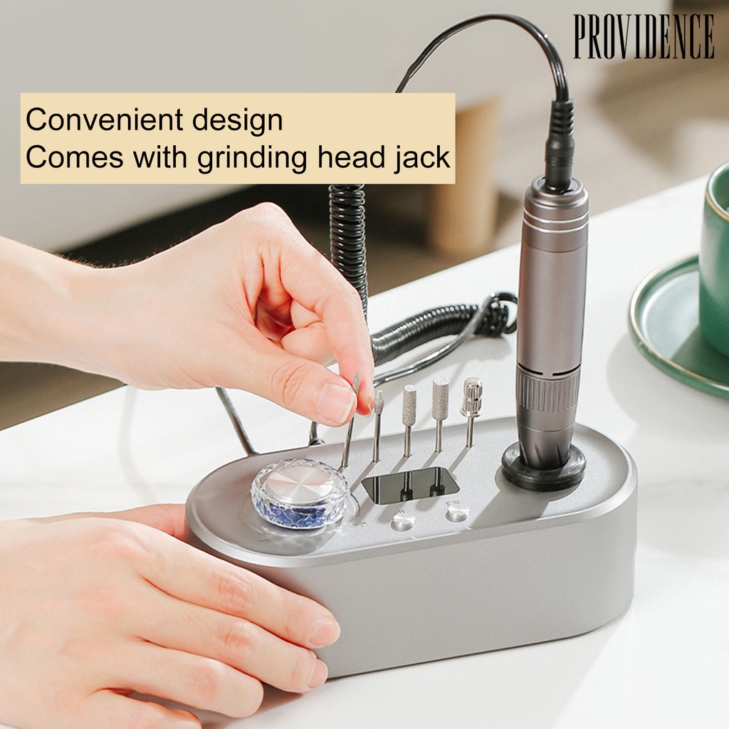 Providence Mesin Kutek 40000rpm Kecepatan Tinggi Kebisingan Rendah Yang Dapat Disesuaikan Profesional Penggiling Kuku Genggam Bor Kuku Listrik Salon Digunakan