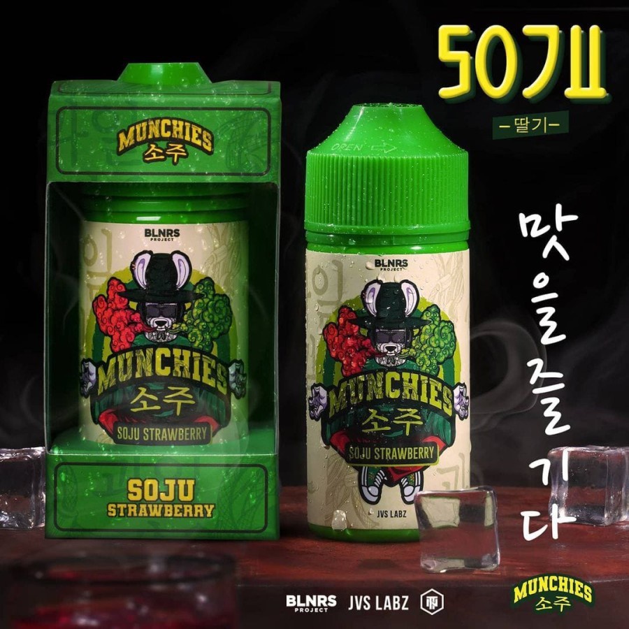 MUNCHIES V2 STRAWBERRY SOJU - 3mg ORIGINAL 100% AUTHENTIC