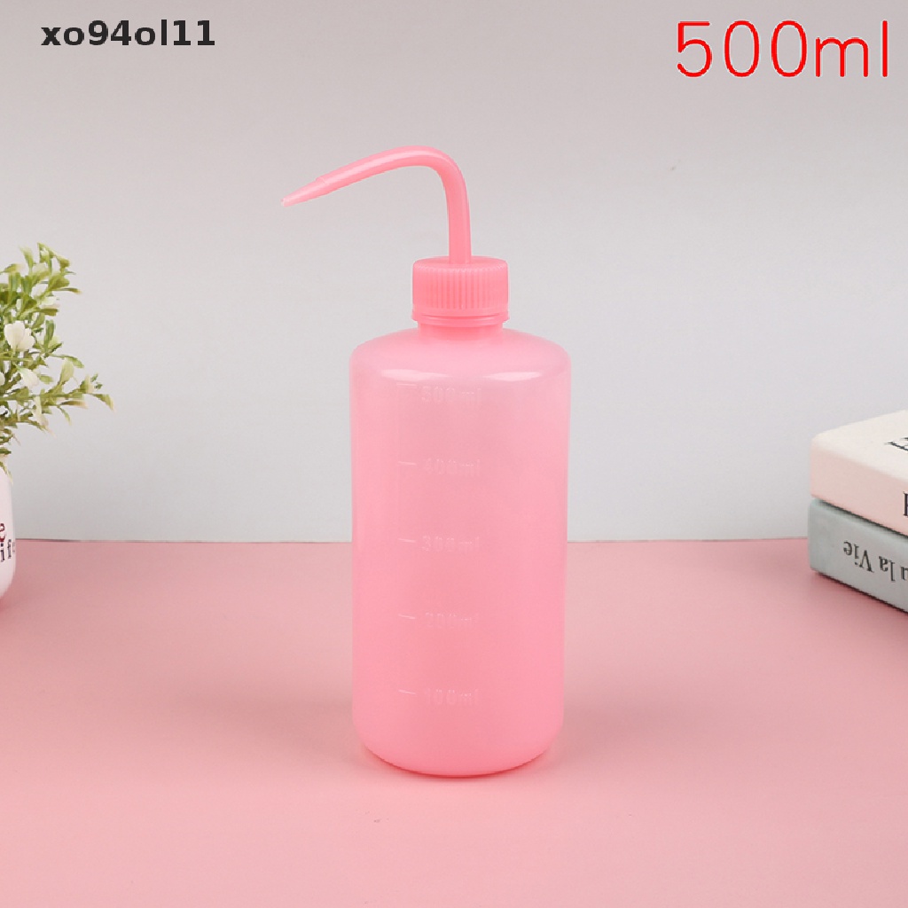 Xo 1Pc 500ml Curved Pot Wash Clean Sabun Plastik Lab Cuci Pencet Diffuser Botol OL