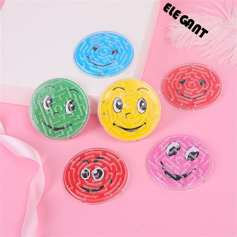 [Elegan] Maze Toys 5Pcs Tabletop Edukasi Dini Interaktif Mainan Orang Tua-Anak Puzzle 3D Steel Ball Track