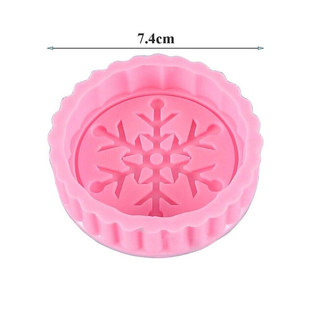 R-FLOWER 2pcs Cetakan Kue Reusable Silikon Aksesoris Dapur Jelly Mold