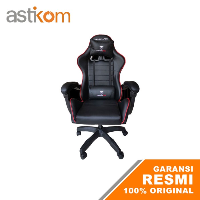 Kursi Gaming VenomRX Wagner Black Gaming Chair Venom RX Wagner