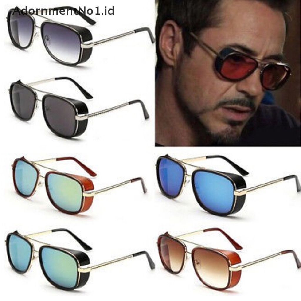 [AdornmentNo1] Ironman Pria Retro Kacamata Tony Stark Eyeglasses Eyewear Kacamata Fashion [ID]