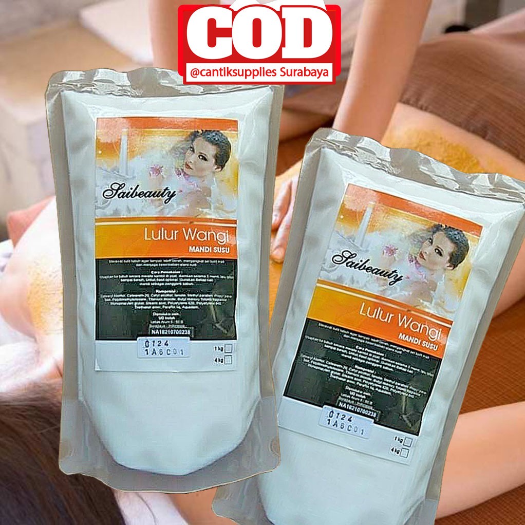 Bpom - Lulur Mandi Susu SAI Kemasan 1kg untuk salon dan spa