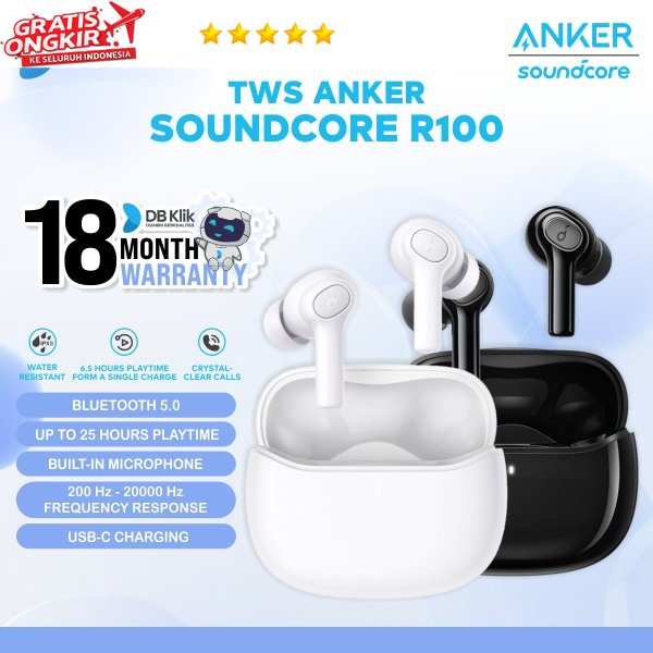 TWS Anker SoundCore R100 A3981 - True Wireless Anker Soundcore R100