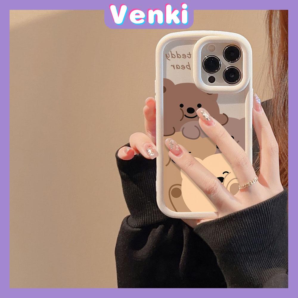 Case iPhone 11 Pro Max TPU Soft Case Frosted Bubble Case Black White Cute Cartoon Bears Camera Protection Shockproof For iPhone 14 13 12 11 Plus Pro Max 7 Plus X XR