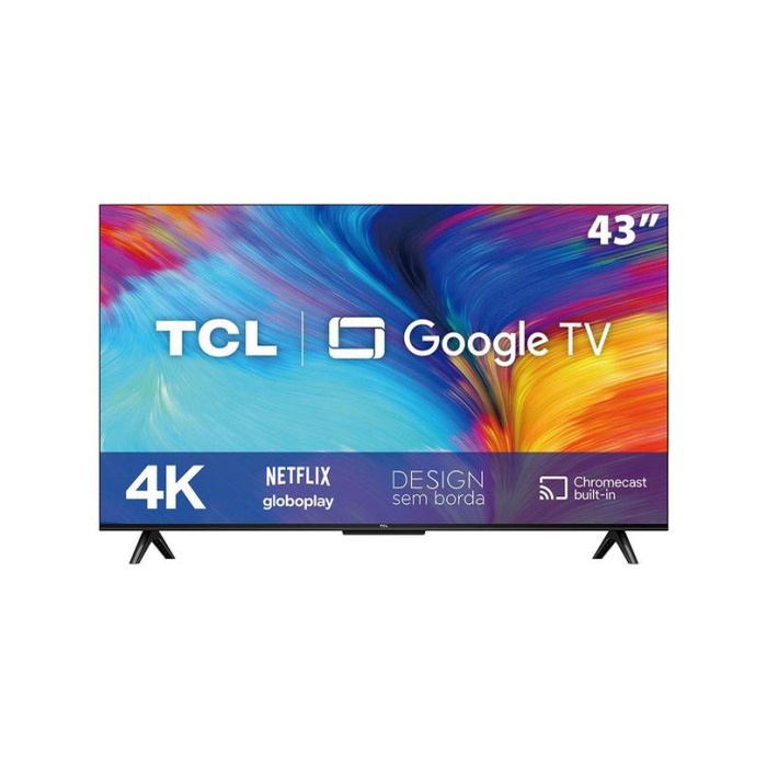TCL LED Android 43inch 43P635 GOOGLE TV 4K UHD 2022 (Palembang)