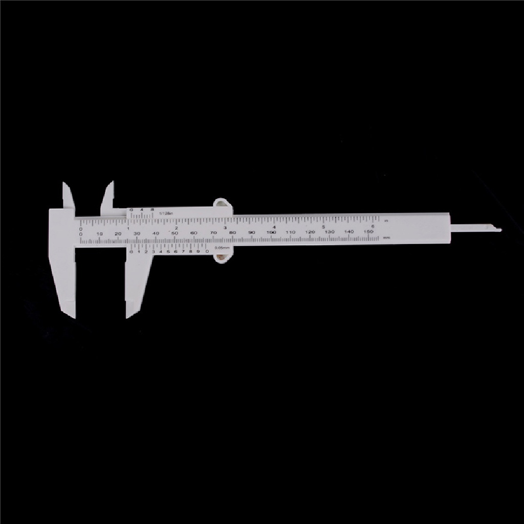 [HeavenDenotation] 6inch 150mm Penggaris Plastik Sliding Gauge Vernier Caliper Alat Ukur Perhiasan HDV