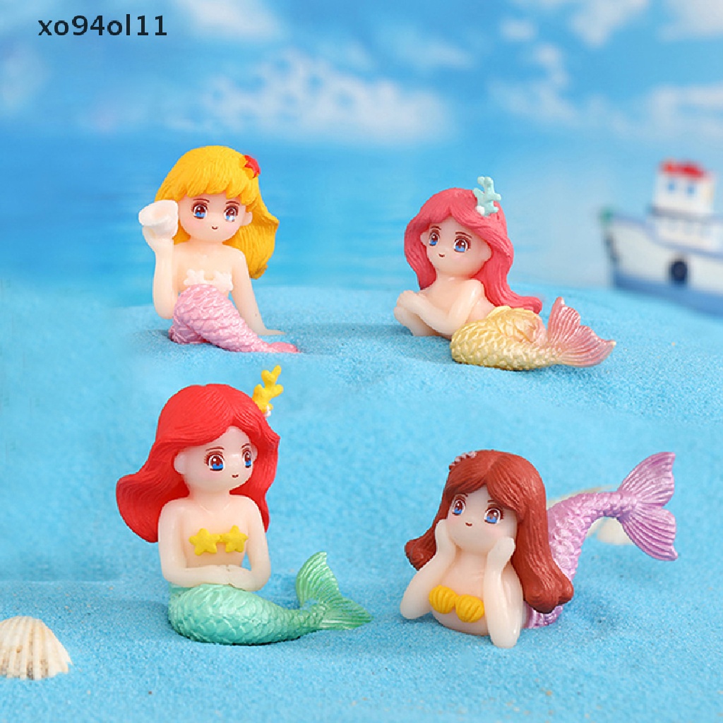 Xo 1Pc Lucu Kartun Mermaid Micro Landscape Kerajinan Plastik Diy Dekorasi Rumah OL