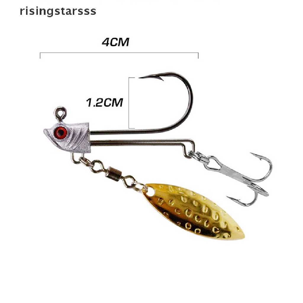 Rsid Span-Kait Kepala Ikan Baru 1PCS Jig Head Hook Fish Lead Hook 7g10g17g Jig Head Kail Pancing Jelly