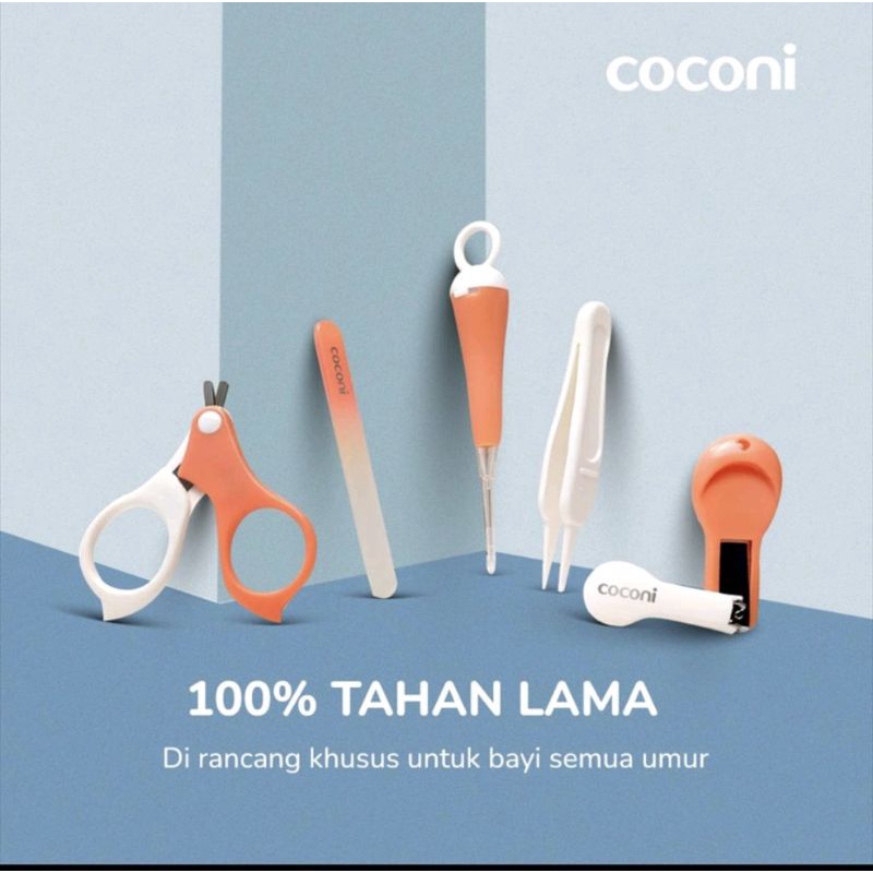COCONI BABY HYGIENE CARE KIT /GUNTING KUKU SET DENGAN PEMBERSIH TELINGA BAYI