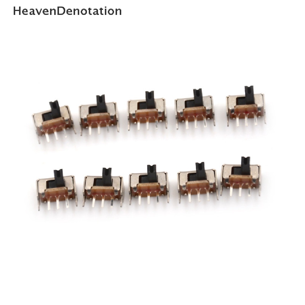 [HeavenDenotation] 10pcs/set SK12D07 Saklar Slide Sudut Kanan Power Switch 3P SPDT 2mm Pitch 10pcs HDV