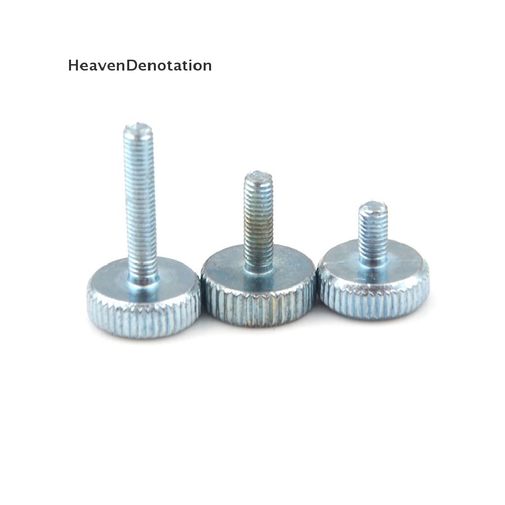 [HeavenDenotation] Sekrup Jempol 10m3 M4 M5 knurled flat head knurled, Sekrup Pengencang Tangan HDV