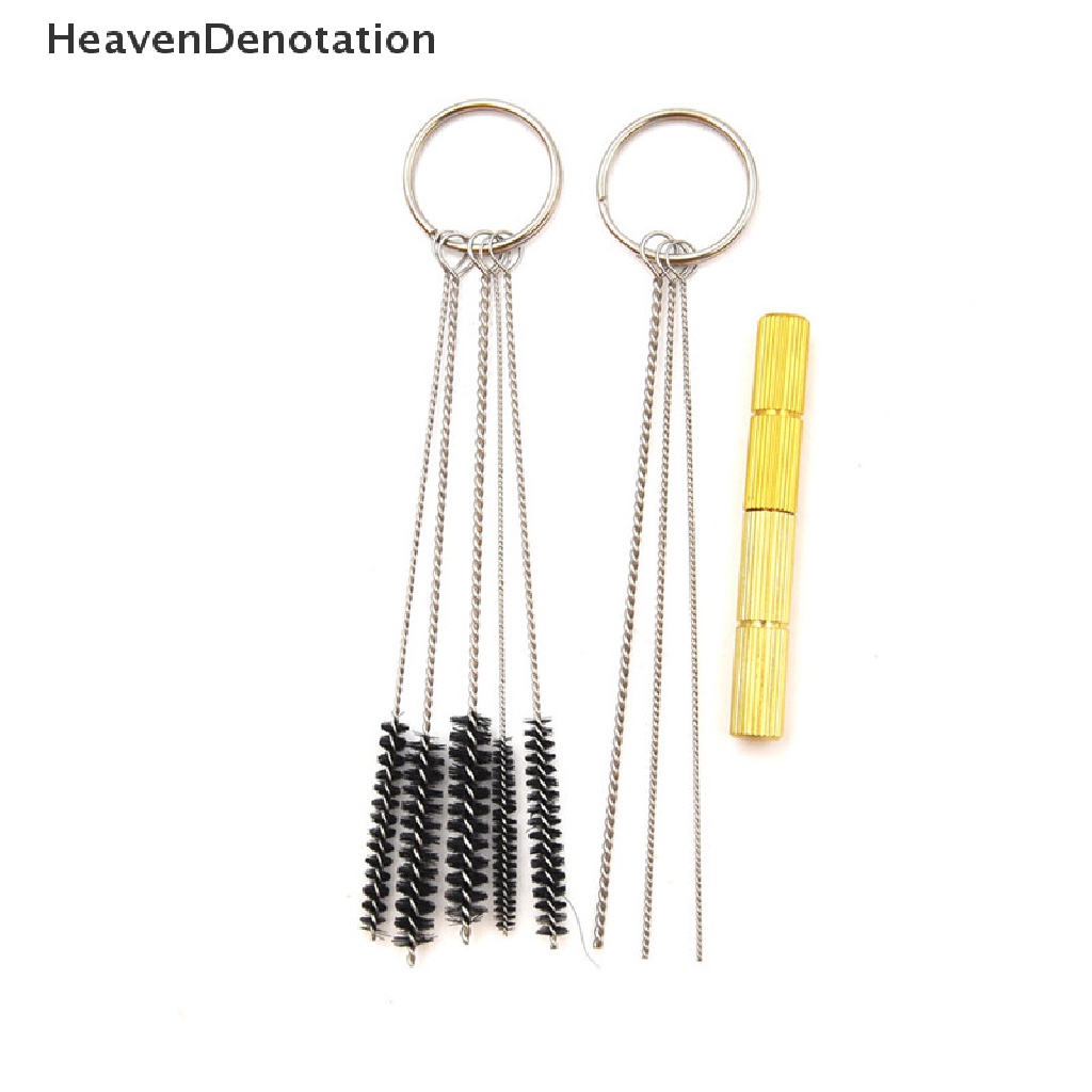 [HeavenDenotation] 11pcs Airbrush Cleaning Repair Tool Kit Set Sikat Stainless steel HDV