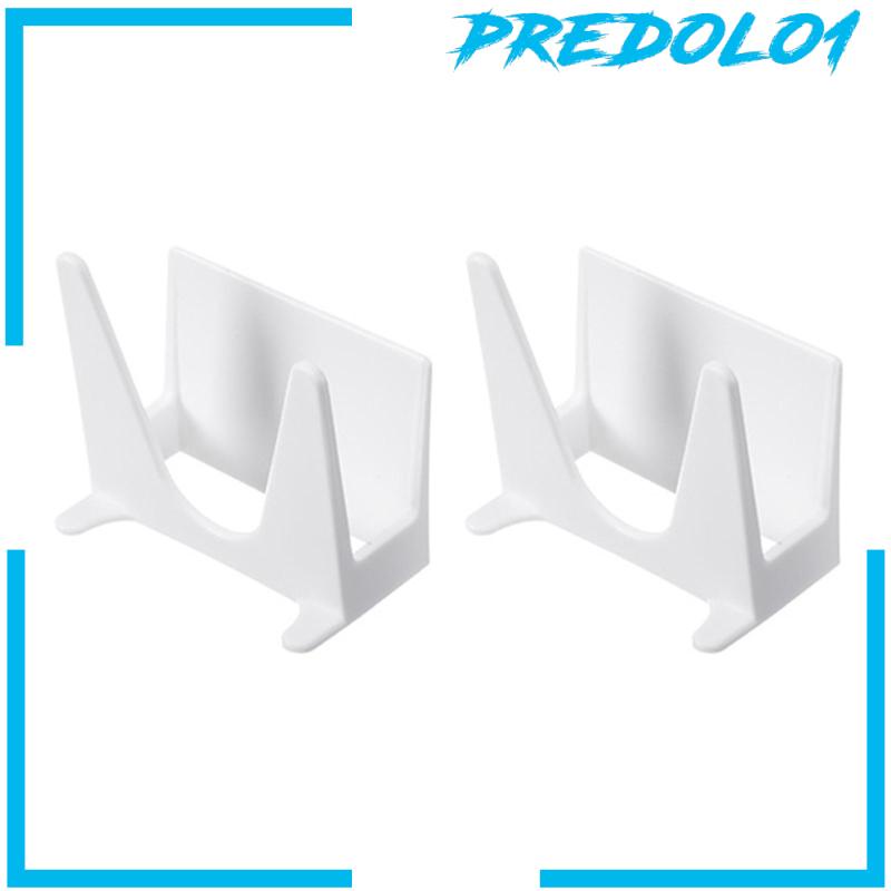 [Predolo1] Tutup Panci Organizer Holder Grill Tray Penyimpanan Untuk Pintu Lemari Dinding Roll Kertas