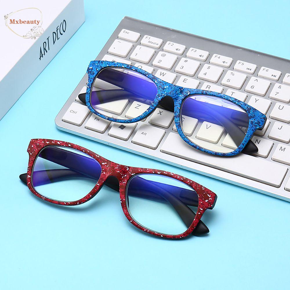 Mxbeauty Kacamata Presbyopic Nyaman Nyaman Anti Blue Light Blocking Eyeglasses Female Printed Kacamata Anti Radiasi Untuk Wanita Sale Kacamata Baca Kaca Anti Radiasi