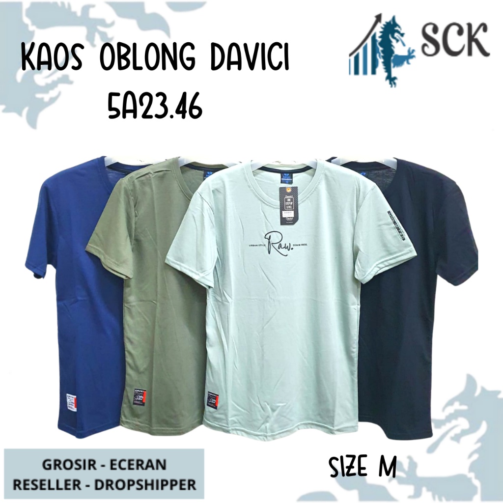 Kaos Distro Davici Polos (M) Motif Dewasa Keren / Oblong Pria Katun / Pakaian Casual - sckmenwear GROSIR