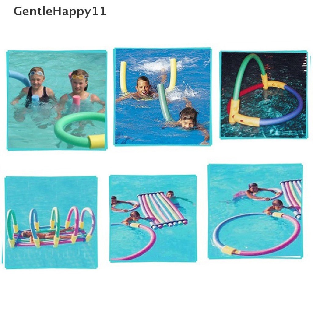 Gentlehappy Pelampung Air Kolam Renang Hollow Fleksibel Busa Mie Konektor Float Stick id